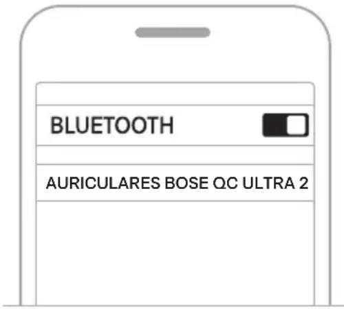 BOSE QuietComfort Ultra Earbuds - CONECTAR USANDO EL MENÚ BLUETOOTH DEL DISPOSITIVO - 2