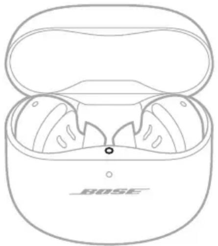 BOSE QuietComfort Ultra Earbuds - Podczas ładowania słuchawek dousznych - 1