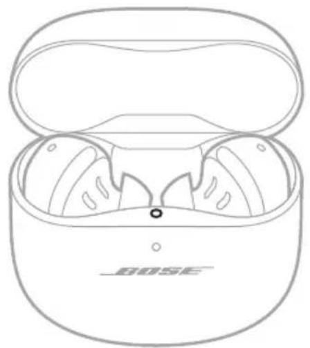 BOSE QuietComfort Ultra Earbuds - 給耳塞充電時 - 1