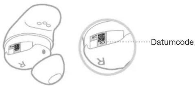 BOSE QuietComfort Ultra Earbuds - DE DATUMCODE VAN DE OORDOPJES OPZOEKEN - 1