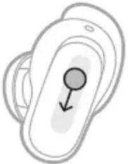 BOSE QuietComfort Ultra Earbuds - ZONE DE LA SURFACE TACTILE - 6