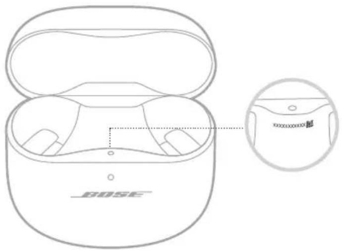 BOSE QuietComfort Ultra Earbuds - 查看充電盒序號 - 1