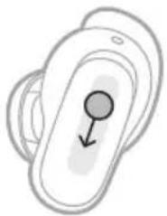 BOSE QuietComfort Ultra Earbuds - 觸控表面區域 - 6