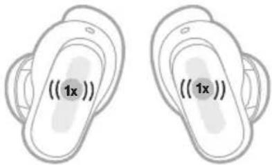 BOSE QuietComfort Ultra Earbuds - 미디어 재생 및 볼륨 - 1