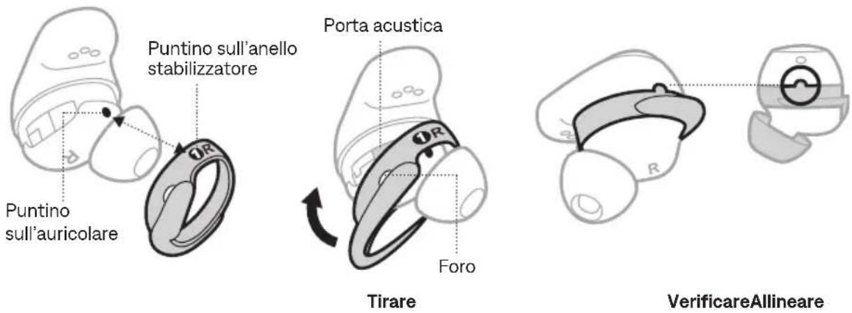 BOSE QuietComfort Ultra Earbuds - CAMBIARE GLI ANELLI STABILIZZATORI - 2