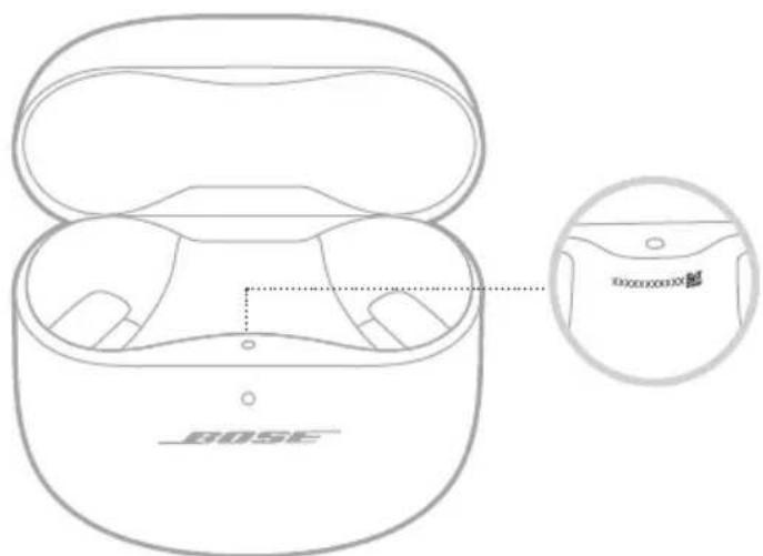 BOSE QuietComfort Ultra Earbuds - 충전 케이스 일련 번호 확인 - 1