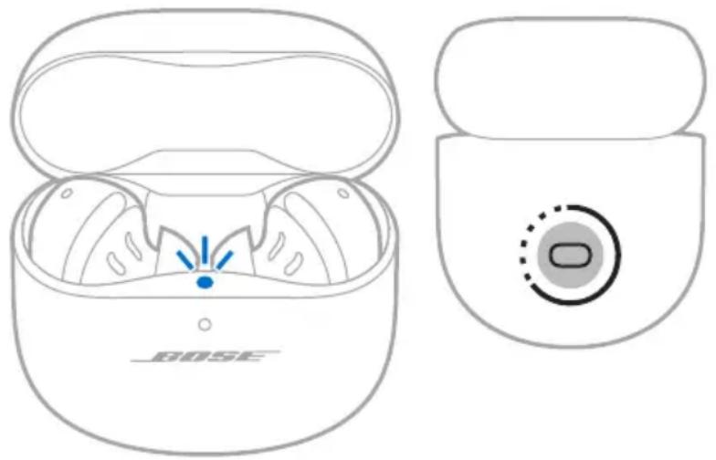 BOSE QuietComfort Ultra Earbuds - ESEGUIRE LA CONNESSIONE MEDIANTE IL MENU BLUETOOTH DEL DISPOSITIVO - 1