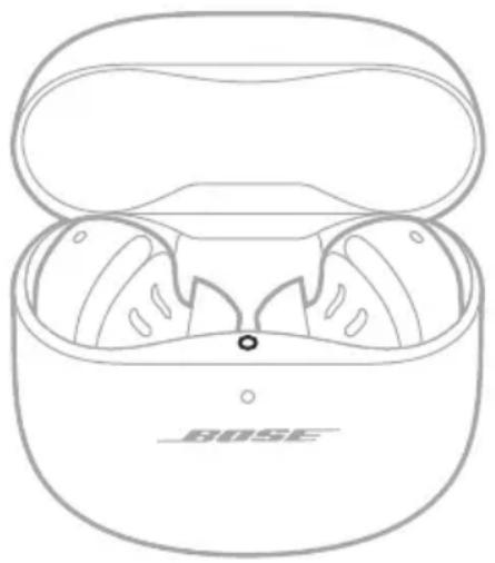BOSE QuietComfort Ultra Earbuds - Medan öronsnäckorna laddas - 1