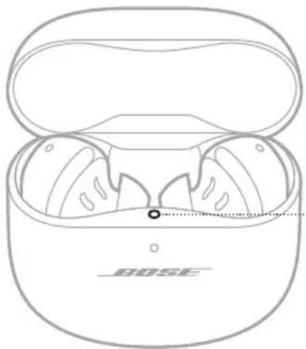 BOSE QuietComfort Ultra Earbuds - NAPPIKUULOKKEIDEN TILAMERKKIVALO - 1
