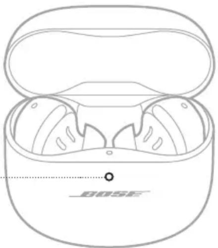 BOSE QuietComfort Ultra Earbuds - INDICATORE DI STATO DELLA CUSTODIA DI CARICA - 1
