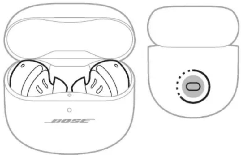 BOSE QuietComfort Ultra Earbuds - ÅTERSTÄLLA ÖRONSNÄCKORNA TILL FABRIKSINSTÄLLNINGARNA - 1