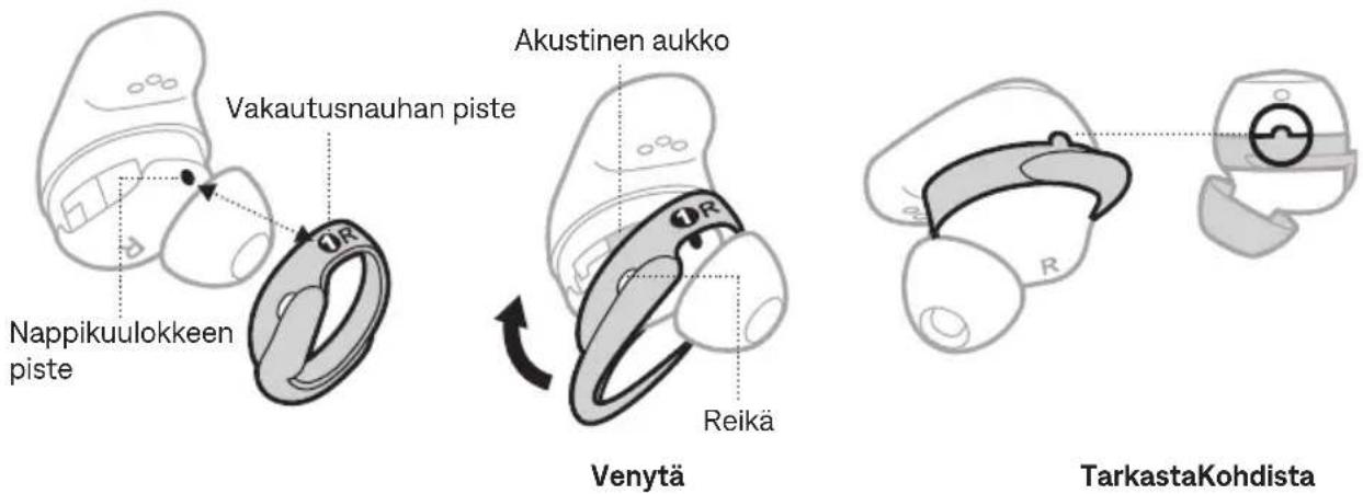 BOSE QuietComfort Ultra Earbuds - VAKAUTUSNAUHOJEN VAIHTAMINEN - 2