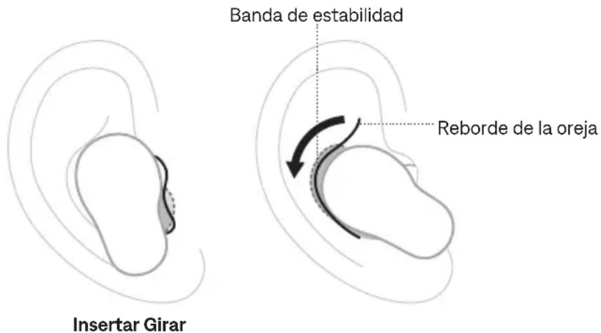 BOSE QuietComfort Ultra Earbuds - INSERTAR LOS AURICULARES - 2