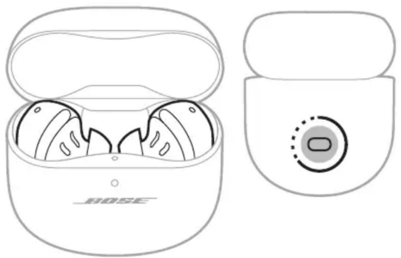 BOSE QuietComfort Ultra Earbuds - NAPPIKUULOKKEIDEN TEHDASASETUSTEN PALAUTTAMINEN - 1