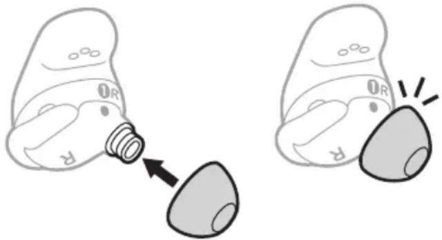 BOSE QuietComfort Ultra Earbuds - AUSTAUSCHEN DER OHREINSÄTZE - 2