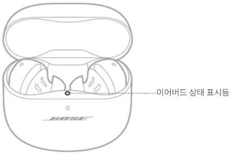 BOSE QuietComfort Ultra Earbuds - 이어버드 상태 표시등 - 1
