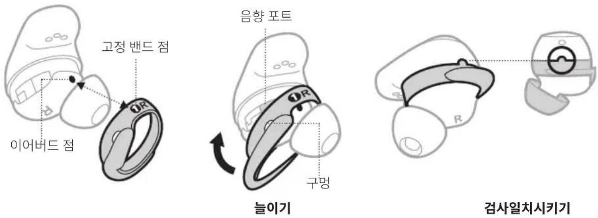 BOSE QuietComfort Ultra Earbuds - 고정 밴드 교환 - 2