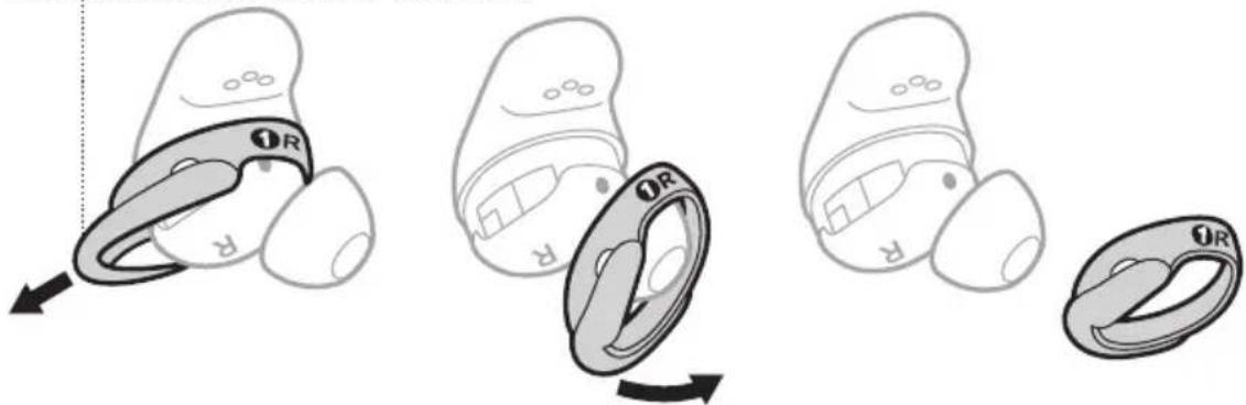 BOSE QuietComfort Ultra Earbuds - CAMBIAR LAS BANDAS DE ESTABILIDAD - 1