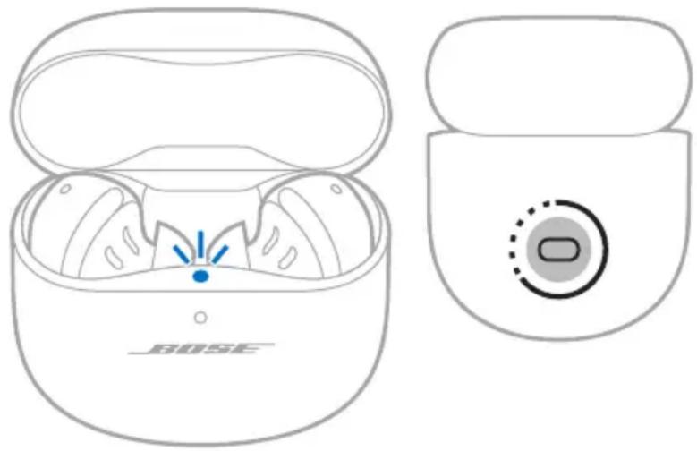 BOSE QuietComfort Ultra Earbuds - Connessione mediante i comandi del prodotto - 1