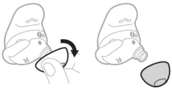 BOSE QuietComfort Ultra Headphones - AUSTAUSCHEN DER OHREINSÄTZE - 1