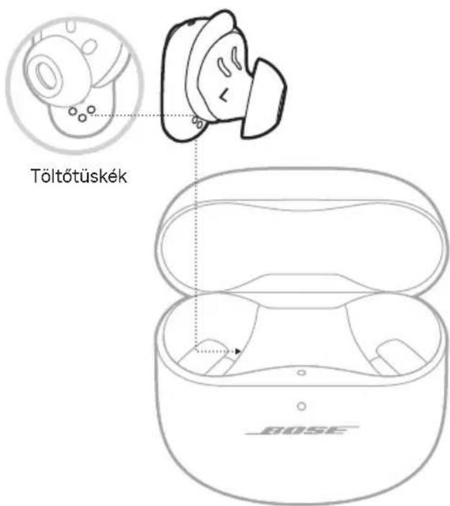 BOSE QuietComfort Ultra Headphones - A FÜLDUGÓK FELTÖLTÉSE - 1