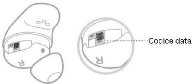 BOSE QuietComfort Ultra Headphones - VISUALIZZARE IL CODICE DATA DEGLI AURICOLARI - 1