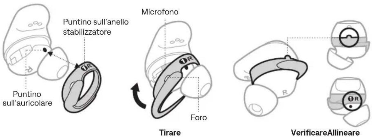 BOSE QuietComfort Ultra Headphones - CAMBIARE GLI ANELLI STABILIZZATORI - 2