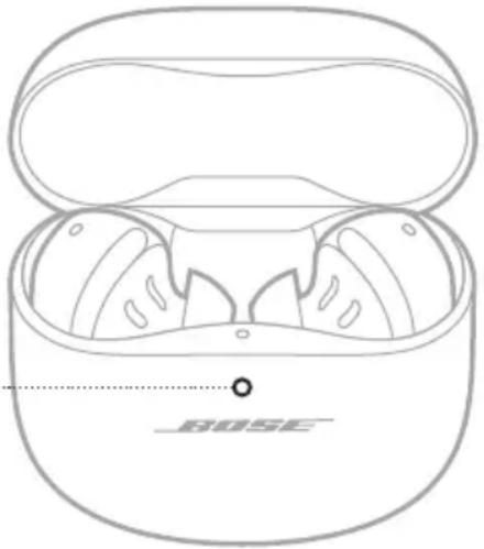 BOSE QuietComfort Ultra Headphones - LUZ DE ESTADO DEL ESTUCHE DE CARGA - 1