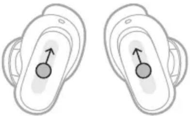 BOSE QuietComfort Ultra Headphones - ZONE DE LA SURFACE TACTILE - 3