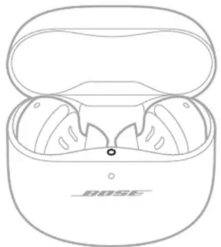 BOSE QuietComfort Ultra Headphones - A füldugók töltése közben - 1