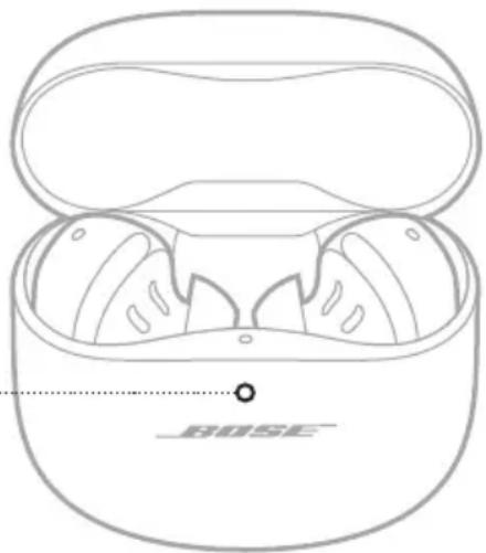 BOSE QuietComfort Ultra Headphones - VOYANT D'ÉTAT DE L'ÉTUI DE RECHARGE - 1