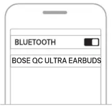 BOSE QuietComfort Ultra Headphones - YHDISTÄMINEN MOBIILILAITTEEN BLUETOOTH-VALIKOSTA - 2