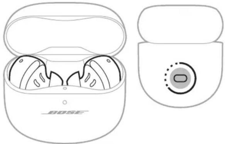 BOSE QuietComfort Ultra Headphones - DE OORDOPJES EN HET OPLAADETUI OPNIEUW OPSTARTEN - 1