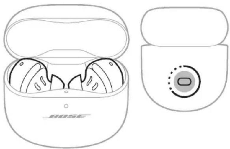 BOSE QuietComfort Ultra Headphones - 重启耳机和充电盒 - 1
