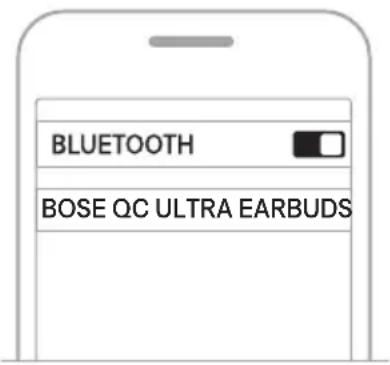 BOSE QuietComfort Ultra Headphones - CONECTAR USANDO LA FUNCIÓN BLUETOOTH EN EL DISPOSITIVO MÓVIL - 2