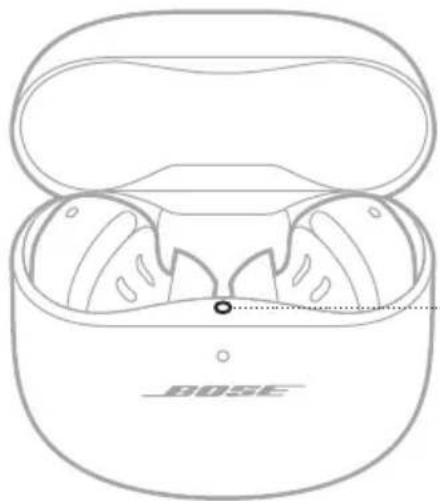 BOSE QuietComfort Ultra Headphones - VOYANT D'ÉTAT DES OREILLETTES - 1