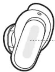 BOSE QuietComfort Ultra Headphones - OBSZAR POWIERZCHNI DOTYKOWEJ - 1