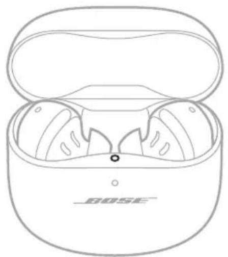 BOSE QuietComfort Ultra Headphones - 이어버드를 충전하는 동안 - 1