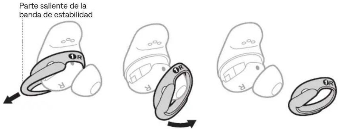 BOSE QuietComfort Ultra Headphones - CAMBIAR LAS BANDAS DE ESTABILIDAD - 1