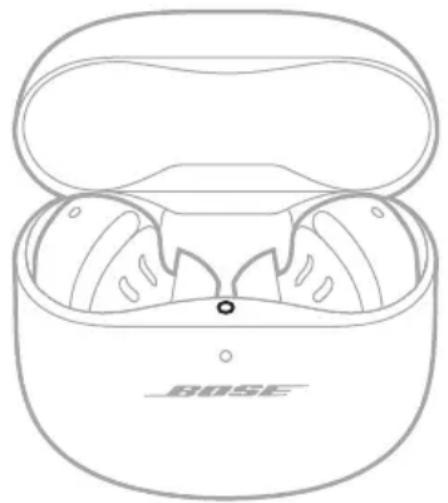 BOSE QuietComfort Ultra Headphones - While charging the earbuds - 1