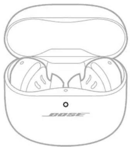 BOSE QuietComfort Ultra Headphones - 關閉充電盒。 - 1