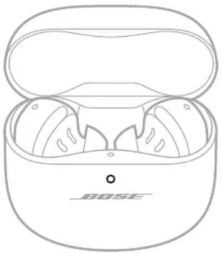 BOSE QuietComfort Ultra Headphones - SPRAWDZANIE POZIOMU NAŁADOWANIA BATERII FUTERAŁU - 1