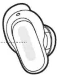 BOSE QuietComfort Ultra Headphones - OBSZAR POWIERZCHNI DOTYKOWEJ - 2
