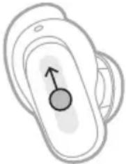 BOSE QuietComfort Ultra Headphones - OBSZAR POWIERZCHNI DOTYKOWEJ - 6