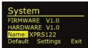 PIONEER XPRS1152S - Menu System - 1