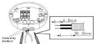 Cable wire snackout 6 - 8mm 30 - 35mm