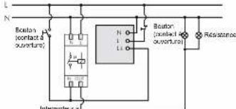 N Contact (contact a) outverture) Intermuster a N i Li Baton (nunled) outverture Resistance