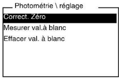 YSI pHotoFlex STD - Réglage du zéro - 1