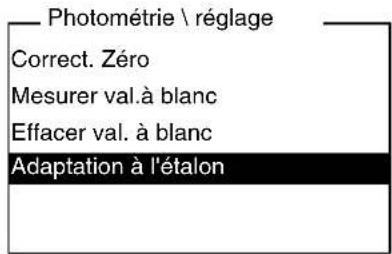 YSI pHotoFlex STD - Adaptation à l'étalon - 2