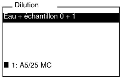 YSI pHotoFlex STD - Entrée du facteur de dilution - 1